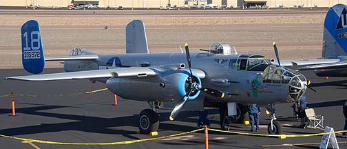 North American B-25J Mitchell Maid in the Shade N125AZD, eer Valley, November 15, 2010